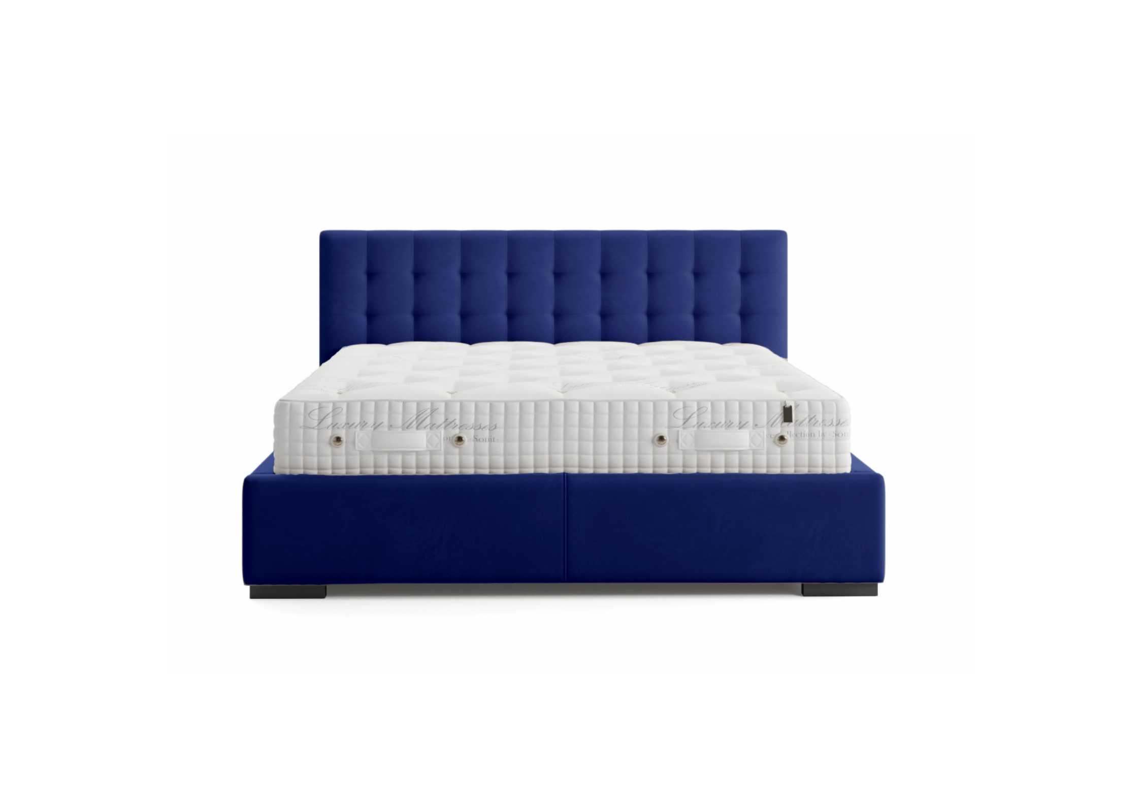 Granatowe łóżko 180x200cm